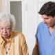Illustration for article titled Family Unsure Why Grandmother’s Caregiver Seems Like He Actually Enjoys Spending Time With Herem/em